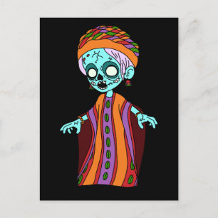 Carte Postale Cute Zombie malien
