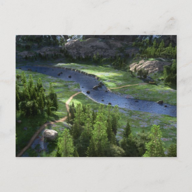 Carte Postale Cwm Solitude (Devant)