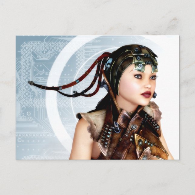 Carte postale Cyber Grunge 3d Art (Devant)