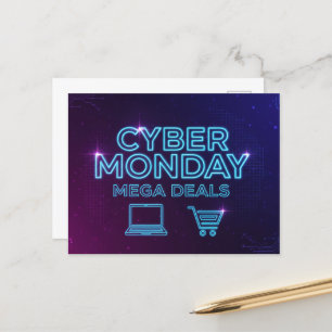 Carte Postale Cyber lundi
