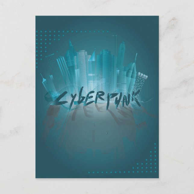 Carte postale Cyberpunk (Devant)