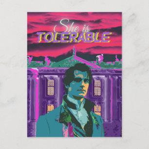 Carte Postale Cyberpunk tendance Elle est tolérable Mr Darcy