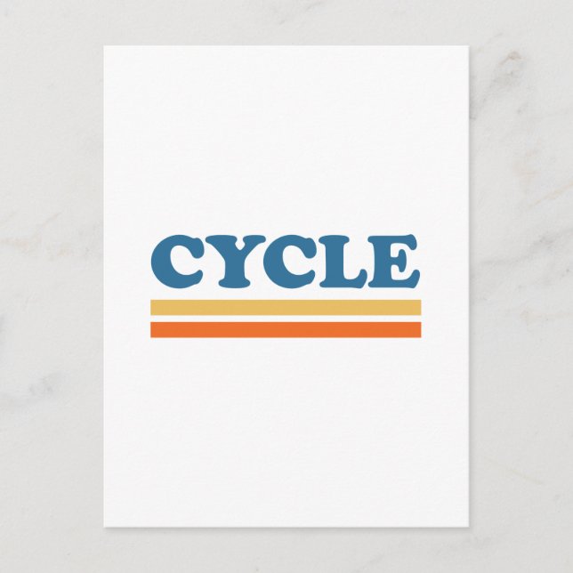 Carte Postale cycle (Devant)