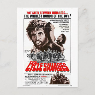 CARTE POSTALE CYCLE SAVAGES