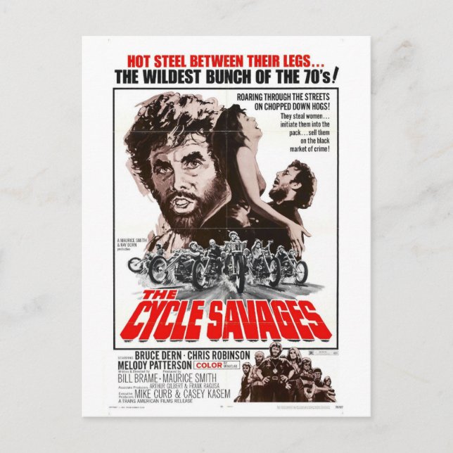 CARTE POSTALE CYCLE SAVAGES (Devant)