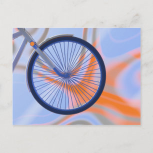Carte Postale Cycle vélo - Roue vélo