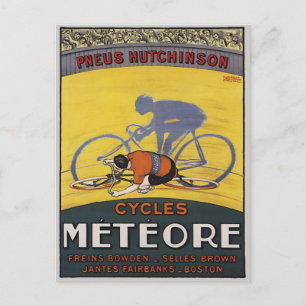 CARTE POSTALE CYCLES METEORE