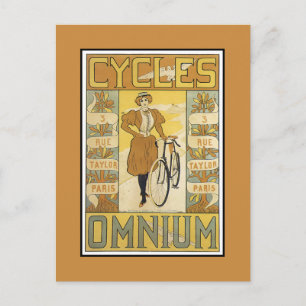 Carte Postale Cycles Omnium