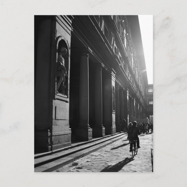 Carte Postale Cyclisme à Florence (Devant)