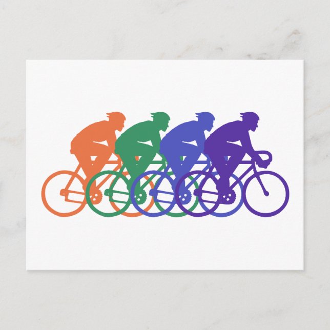 Carte Postale Cyclisme (mâle) (Devant)