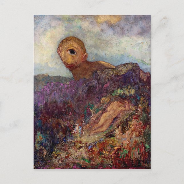 Carte Postale Cyclope | Odilon Redon | (Devant)