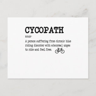 Carte Postale CYCOPATH Drôle de cycliste cycliste de vélo