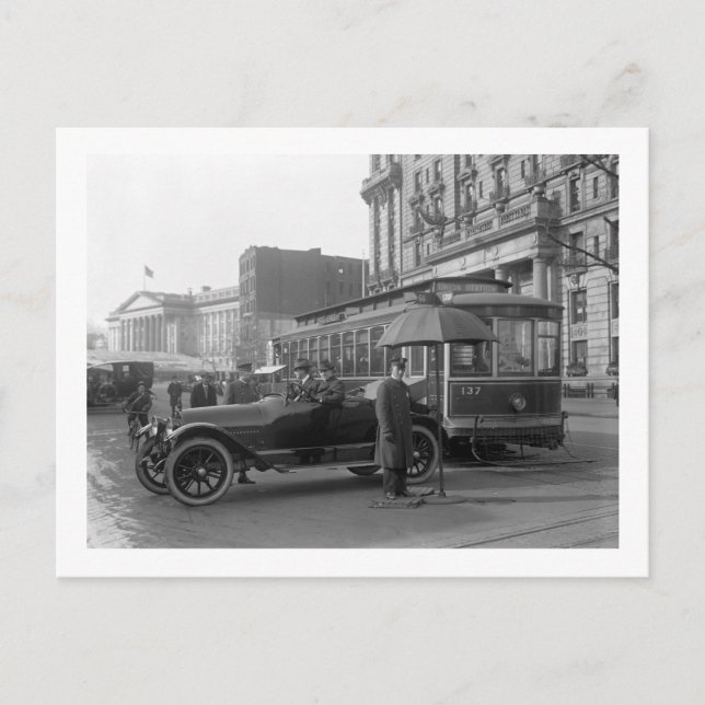 Carte Postale D.C. Traffic Cop, 1913 (Devant)