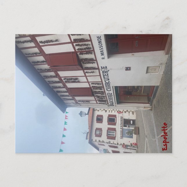 Carte postale d’Espelette (Devant)