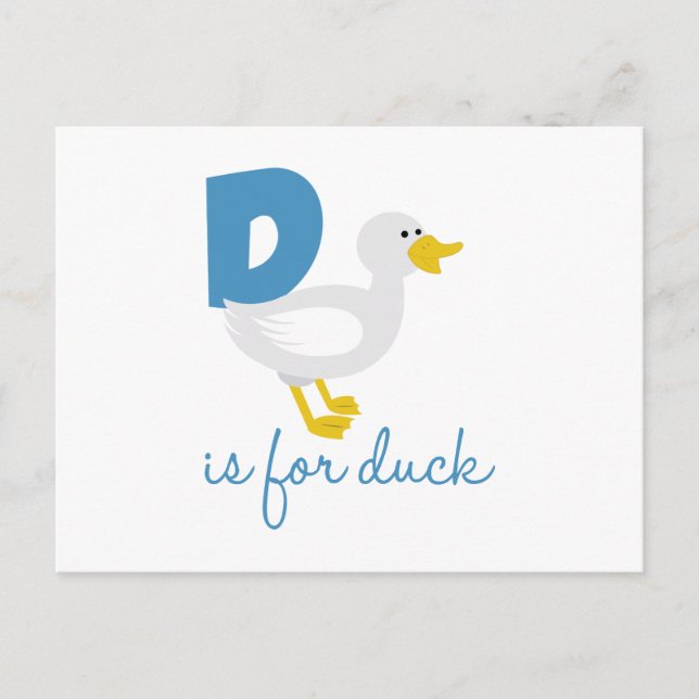Carte Postale D Est Pour Le Canard (Devant)