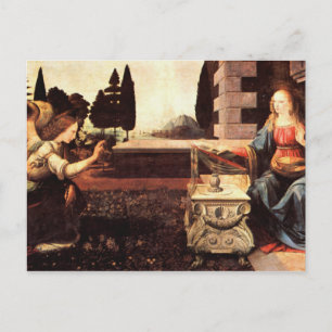Carte Postale Da Vinci, Léonard - Annonciation