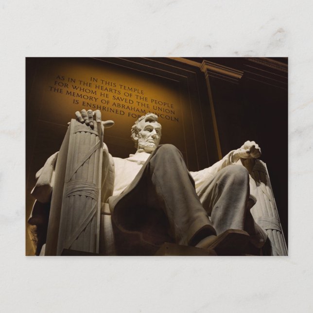 carte postale d'abraham lincoln (Devant)