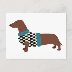 Carte Postale Dachshund