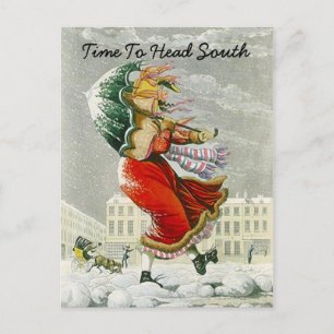 CARTE POSTALE D'ADRESSE D'HIVER DU FAIRE-PART DU