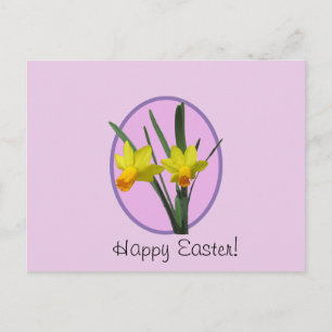 Carte postale - Daffodil Salutation de Pâques