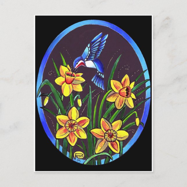 CARTE POSTALE DAFFODILS (Devant)