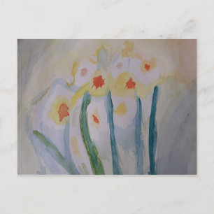 Carte postale Daffodils Abstraits