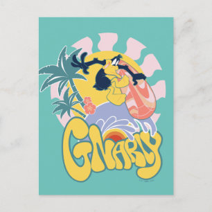 Carte Postale DAFFY DUCK™ Surfing - Gnarly
