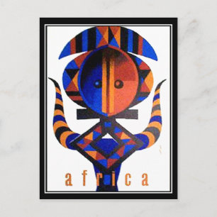 Carte postale d'Afrique