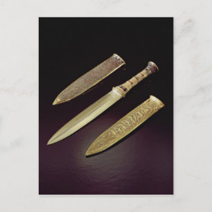 Carte Postale Dagger or et gaine