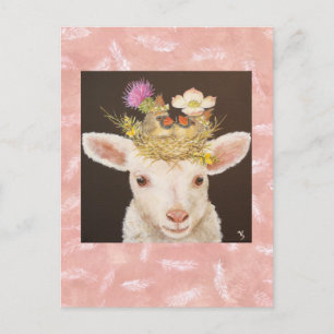 carte postale d'agneau