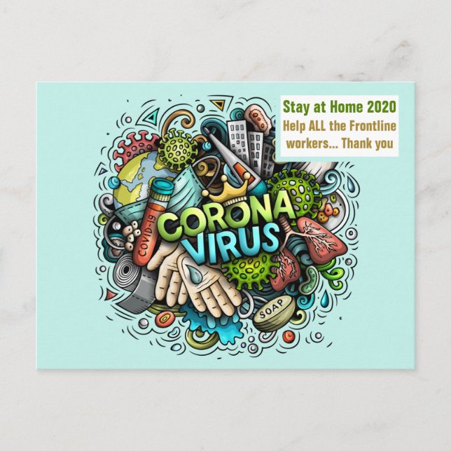 Carte postale d'aide (Devant)