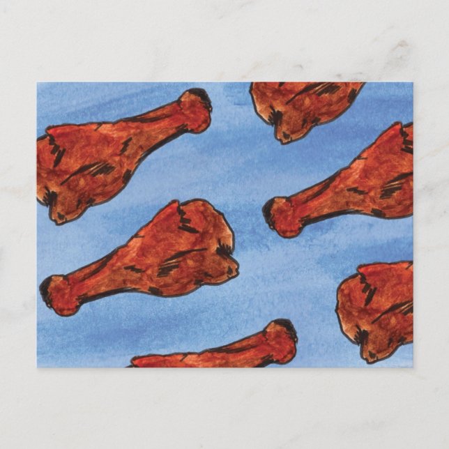 Carte postale d'aile de poulet (Devant)