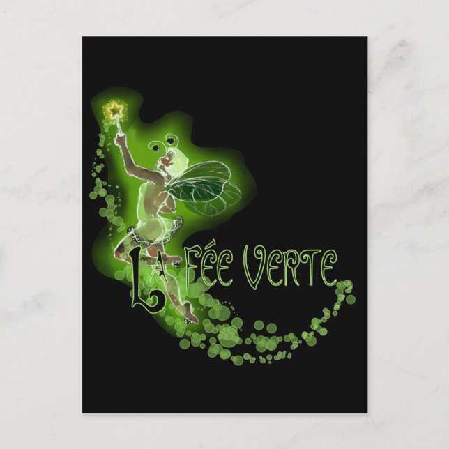 Carte Postale Dainty Absinthe La Fee Verte I (Devant)