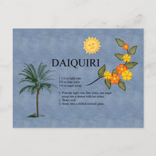 Carte Postale Daiquiri (Devant)