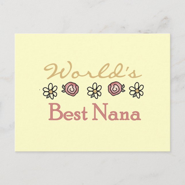 Carte Postale Daisies et maillots de bain Rose (Devant)