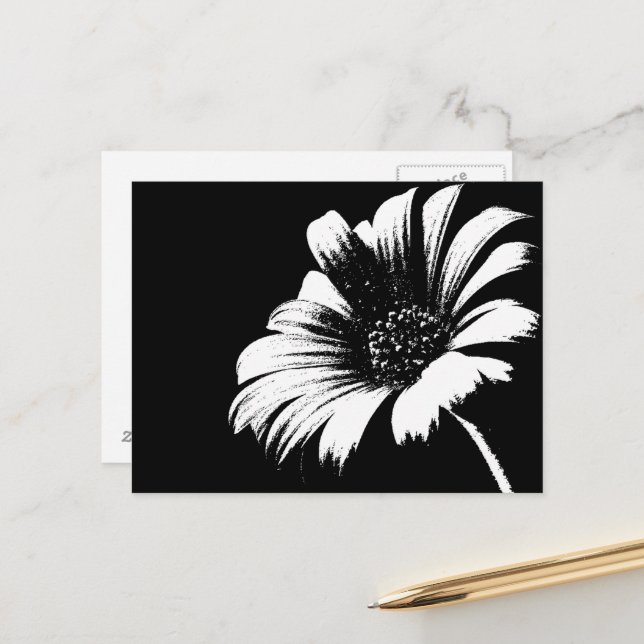Carte Postale Daisy (Devant/Arrière en situation)