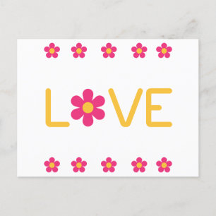 Carte Postale Daisy Love Vintage