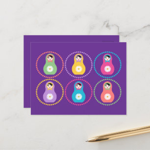 Carte Postale Daisyflower Missydoll