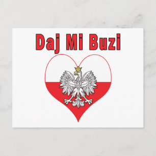 Carte Postale Daj Mi Buzi Eagle Heart