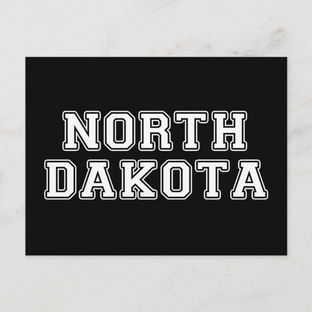 Carte Postale Dakota du Nord (Devant)