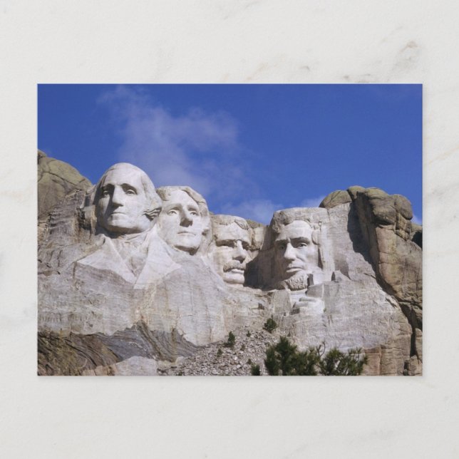 CARTE POSTALE DAKOTA SUD - MONT RUSHMORE (Devant)