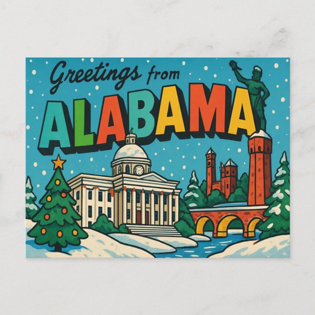 Carte postale d'ALABAMA (Devant)