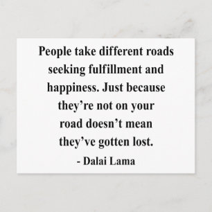 Carte Postale dalai lama citation 1a