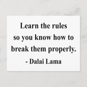 Carte Postale dalai lama citation 2a