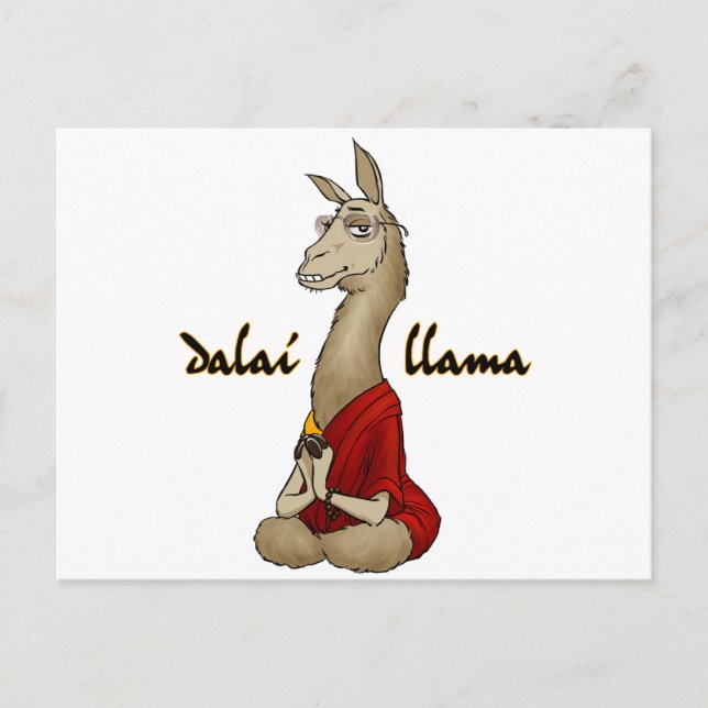Carte Postale Dalaï Llama (Devant)