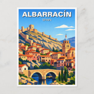 Carte postale d'Albarracín en Espagne