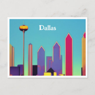Carte postale Dallas Skyline