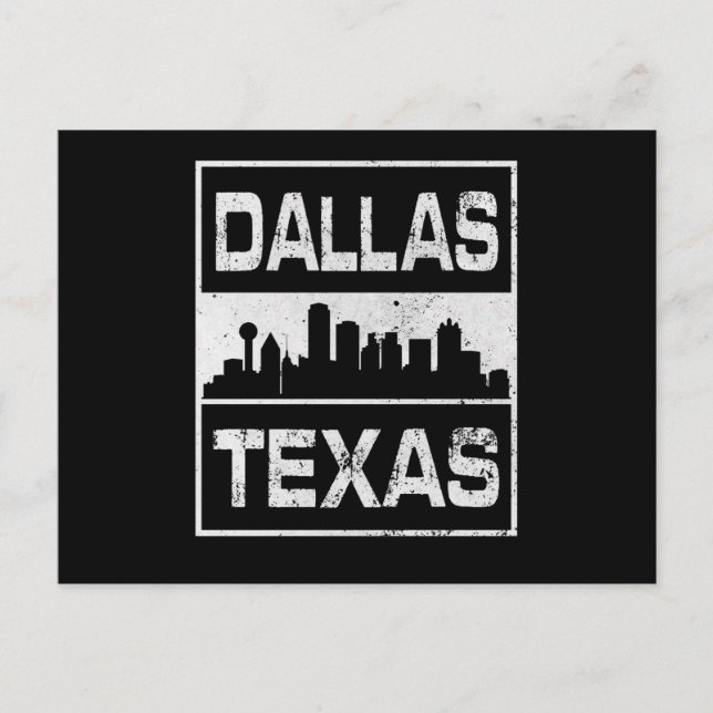 Carte Postale Dallas Texas (Devant)