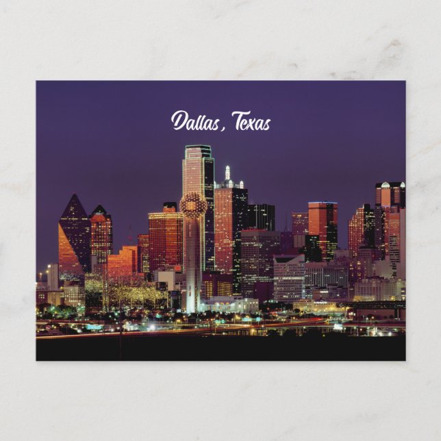 Carte Postale Dallas, Texas (Devant)
