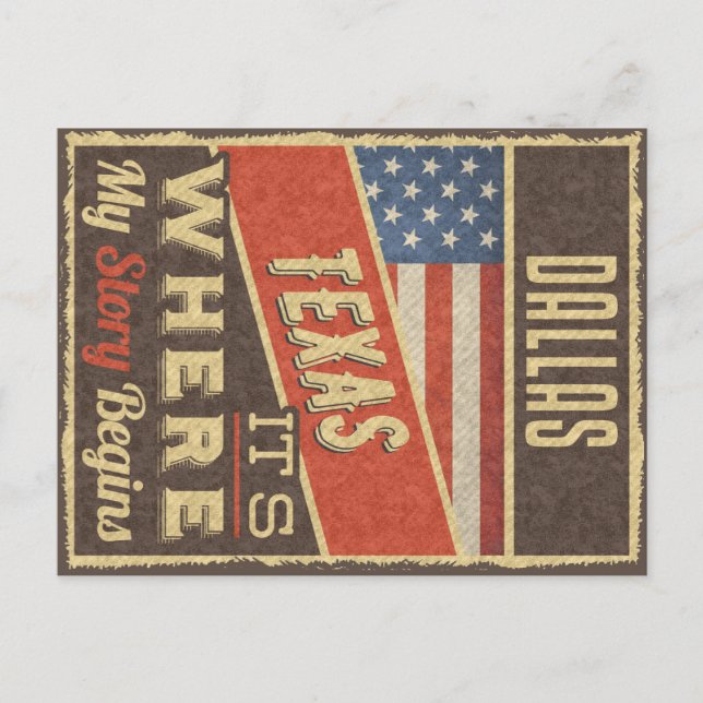 Carte Postale Dallas Texas (Devant)